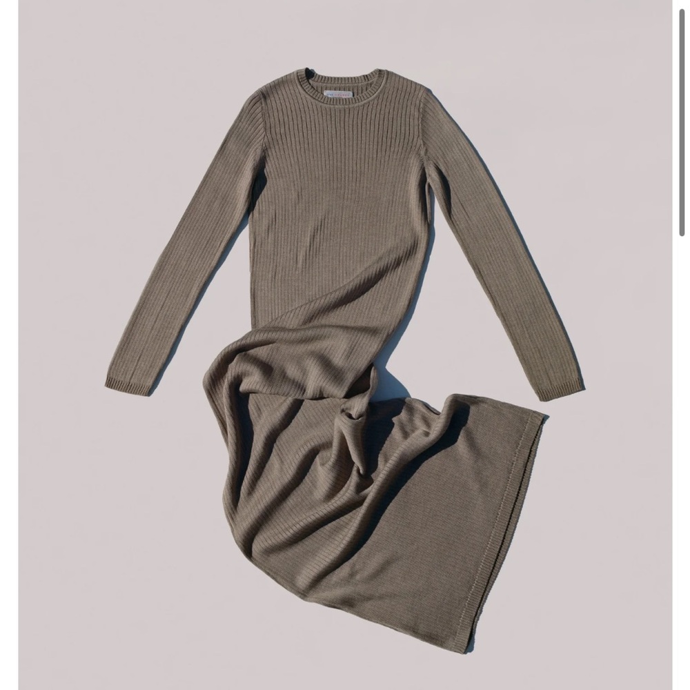 Une Heures L/S Crewneck Dress